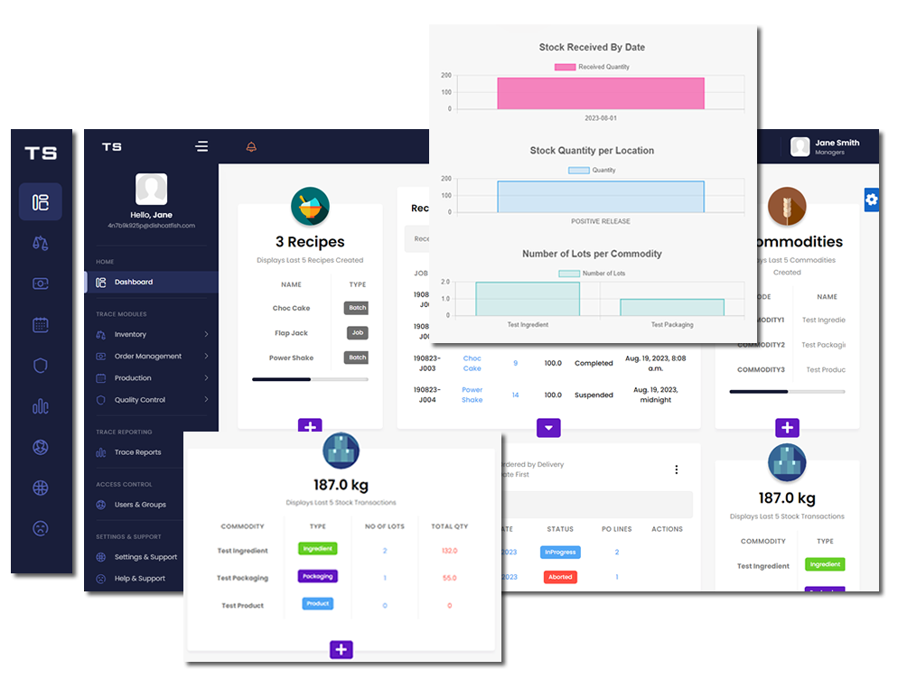 TraceSavvy recipe detail view